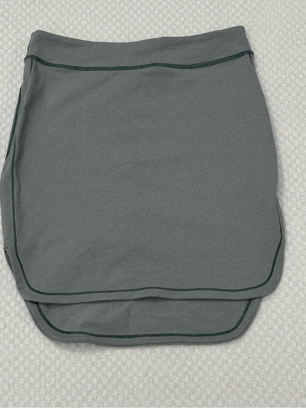 lululemon athletica city skirt Slate Minty Gray High-Low Layered Active Skirt